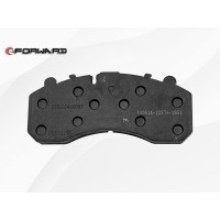 SHACMAN HANDE HDM7.3T HDM7.5T 行走盘式前桥系统 DZ9100440045 摩擦块总成