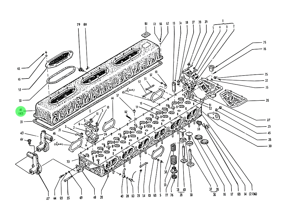4-06-08 气缸盖罩 XQT047467,Valve mechanism cover,济南向前汽车配件有限公司
