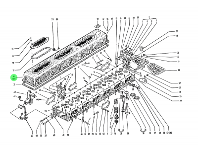 4-06-08 气缸盖罩 XQT047467,Valve mechanism cover,济南向前汽车配件有限公司