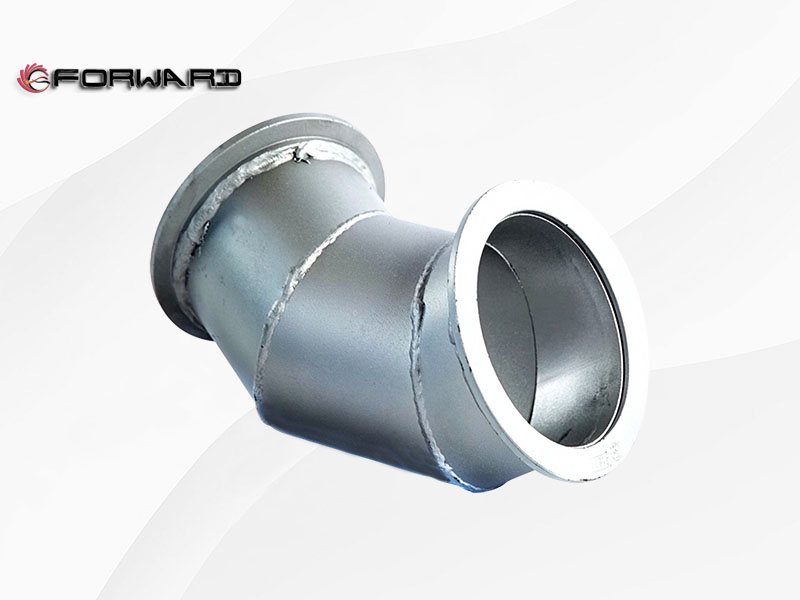 SHACMAN F2000 动力发动机进排气系统 DZ97259540109   消声器 排气管（二）图1