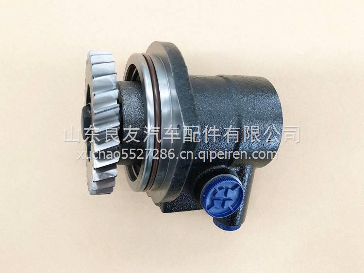 DZ97189470215陕汽X3000M3000发动机28齿 叶片转向助力泵 DZ97189470215