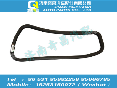 az1651330140,豪瀚配件 豪瀚右门角窗玻璃密封条（热成型）WG1651330140,济南奇昌汽车配件有限公司