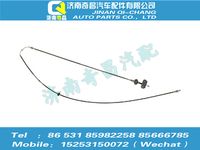 az1651110074,豪瀚配件 豪瀚面罩锁拉索总成WG1651110074,济南奇昌汽车配件有限公司