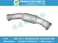 az9525540181,豪瀚配件 豪瀚排气管第三节WG9525540181,济南奇昌汽车配件有限公司
