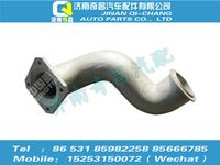 az9525540157,豪瀚配件 豪瀚排气挠管第三节,济南奇昌汽车配件有限公司