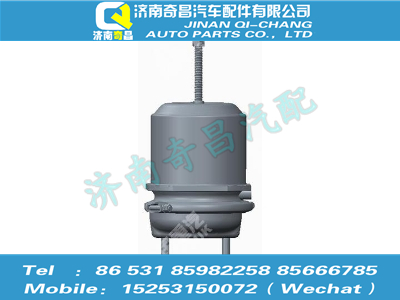 az9525320003,豪瀚配件 豪瀚左弹簧制动气室总成（QT485D127-3530020）,济南奇昌汽车配件有限公司