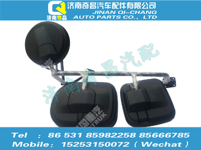 az1674770010,豪瀚配件 豪瀚右外后视镜总成（H18）WG1674770010,济南奇昌汽车配件有限公司