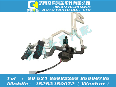 az1651820040,豪瀚配件 豪瀚电动暖水阀组件WG1671820040,济南奇昌汽车配件有限公司
