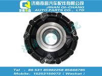 712-35700-6161,汕德卡配件 汕德卡后轮毂总成(φ335,辐板25),济南奇昌汽车配件有限公司
