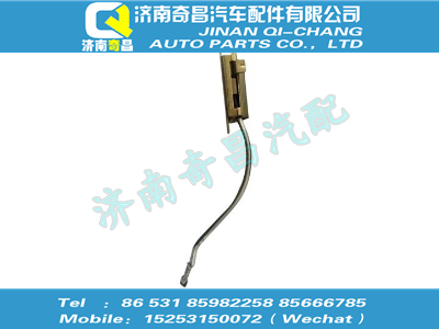 wg1646290603,汕德卡配件 汕德卡工具箱锁总成(与WG1642290003对称),济南奇昌汽车配件有限公司