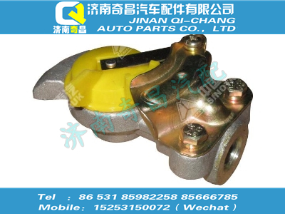 wg9000360171,SITRAK配件防错接挂车接头(控制黄),济南奇昌汽车配件有限公司