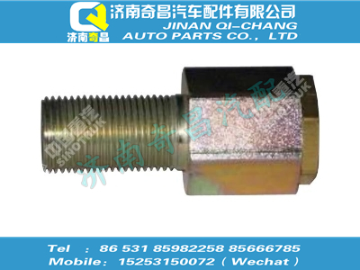 wg9000361105,HOWO配件 HOWO卡套式直通过板接头体L12/NG12,济南奇昌汽车配件有限公司
