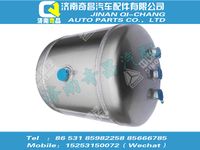 wg9000360783,SITRAK配件铝合金储气筒总成Φ310/20L,济南奇昌汽车配件有限公司