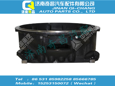 az2220000206,王牌配件 王牌变速器前壳(推式、超速挡),济南奇昌汽车配件有限公司