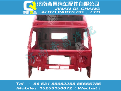 az1664100005,汕德卡配件 汕德卡低地板高顶驾驶室本体（经济型）（带车门）总成,济南奇昌汽车配件有限公司