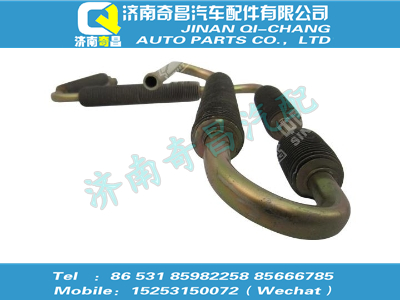 wg9425477128,SITRAK配件转向器回油钢管总成,济南奇昌汽车配件有限公司