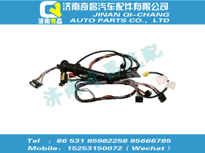 712-25455-6007,黄河配件 黄河左门控线束(右置),济南奇昌汽车配件有限公司