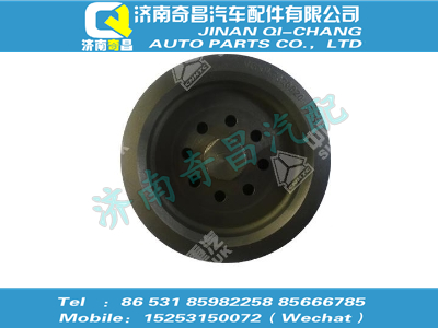 vg1560020022,T5G配件 T5G皮带轮（多楔带 速比3.39）,济南奇昌汽车配件有限公司