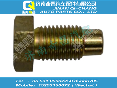 az9719470057,SITRAK配件行程限位螺钉,济南奇昌汽车配件有限公司