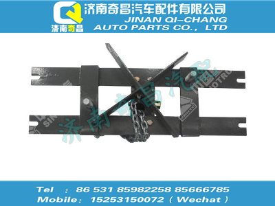 az9725860290,王牌配件 王牌备胎架底板及传动装置总成,济南奇昌汽车配件有限公司