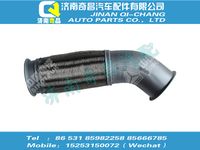 wg9725549057,HOWO配件 HOWO金属软管,济南奇昌汽车配件有限公司