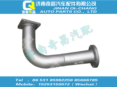 wg9412540024,汕德卡配件 汕德卡排气管第一节,济南奇昌汽车配件有限公司