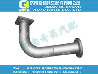 wg9412540024,汕德卡配件 汕德卡排气管第一节,济南奇昌汽车配件有限公司