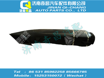 wg9925190041,汕德卡配件 汕德卡低地板高顶进气道总成,济南奇昌汽车配件有限公司