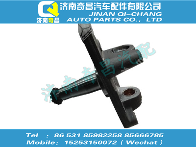 az9100414057,黄河配件 黄河转向节带锁紧螺母总成(右),济南奇昌汽车配件有限公司