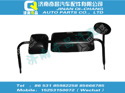 wg1605770030,A7配件 A7矿用车右后视镜总成,济南奇昌汽车配件有限公司