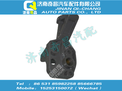 az1664440015,豪沃配件 豪沃长驾驶室后悬右下支架(与左件对称/395sus),济南奇昌汽车配件有限公司
