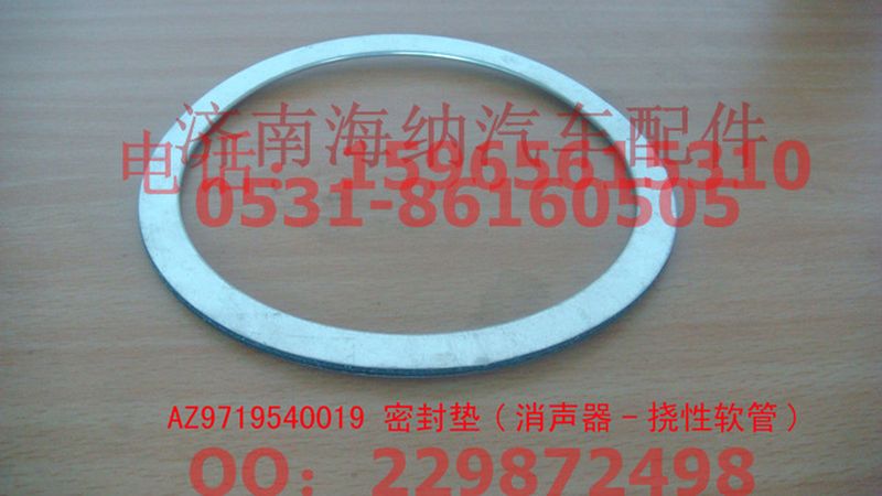 AZ9719540019,密封垫(消声器-挠性软管),济南海纳汽配有限公司