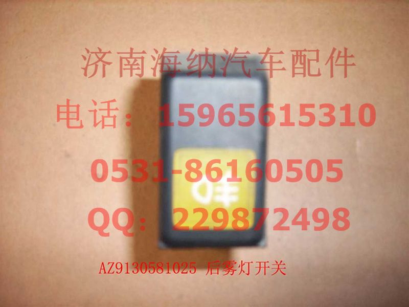 WG9130581025,后雾灯开关,济南海纳汽配有限公司