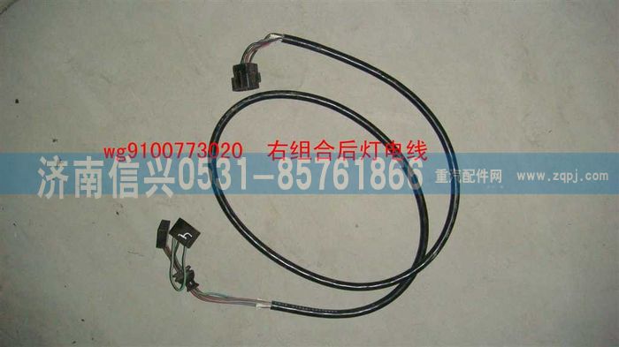 WG9100773020,右组合后灯线束,济南信兴汽车配件贸易有限公司