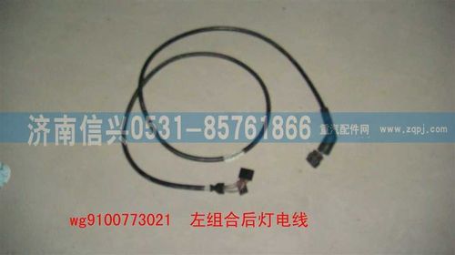 WG9100773021,左组合后灯电线,济南信兴汽车配件贸易有限公司