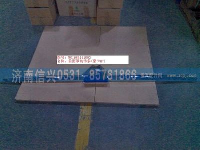 WG1684111003    ,WG1684111003前面罩装饰条(豪卡H7),济南信兴汽车配件贸易有限公司