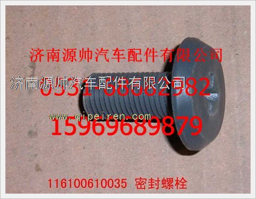 116100610035,重汽豪沃密封螺钉116100610035,济南源帅汽车配件有限公司