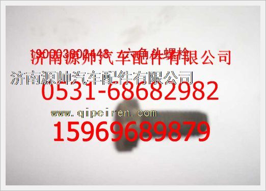 190003802443,重汽豪沃六角头螺栓190003802443,济南源帅汽车配件有限公司