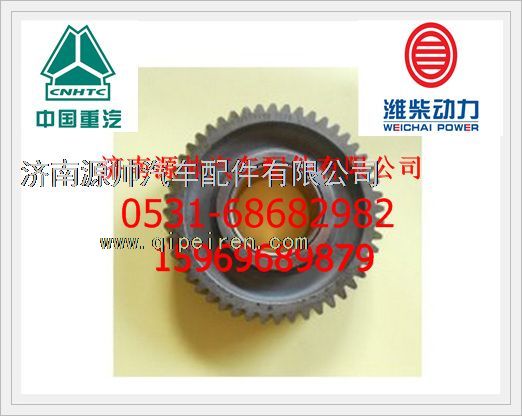 61800050098,潍柴WD618发动机中间齿轮总成61800050098,济南源帅汽车配件有限公司