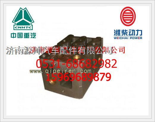 潍柴WP10发动机气缸盖612600040356图1