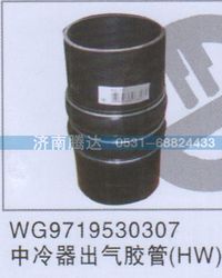 WG9719530307,WG9719530307中冷器出气胶管HW,济南锦阳汽配有限公司（原腾达）