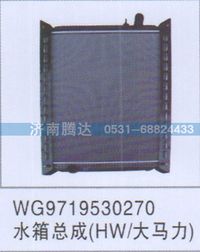 WG9719530270,WG9719530270水箱总成HW大马力,济南锦阳汽配有限公司（原腾达）