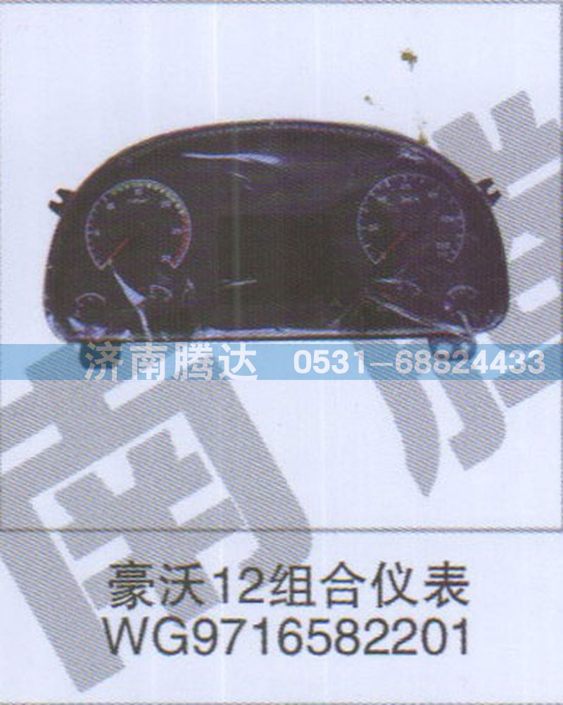 豪沃12组合仪表WG9716582201图1