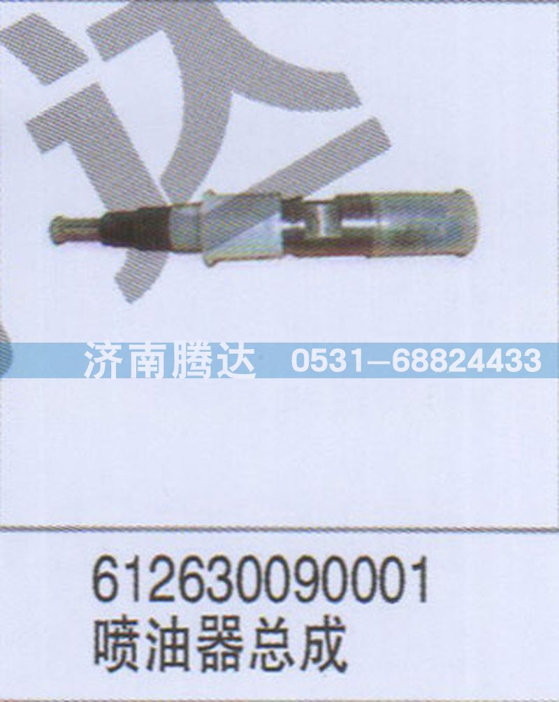 612630090001喷油器总成图1