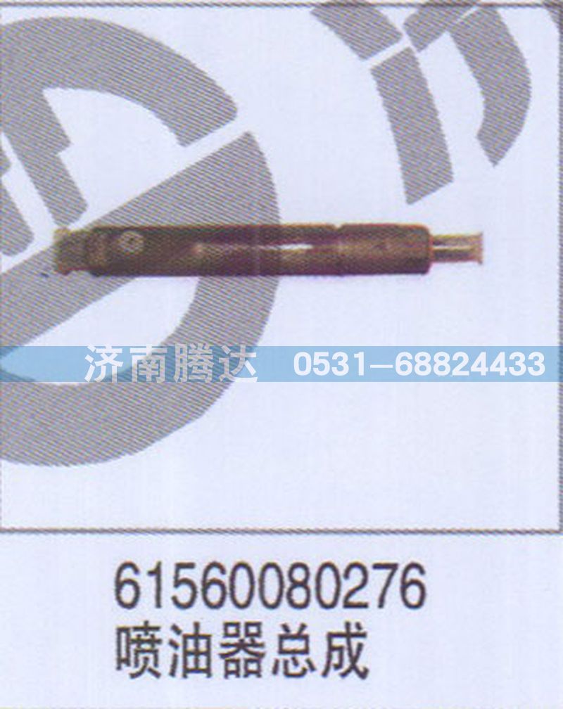 61560080276喷油器总成图1