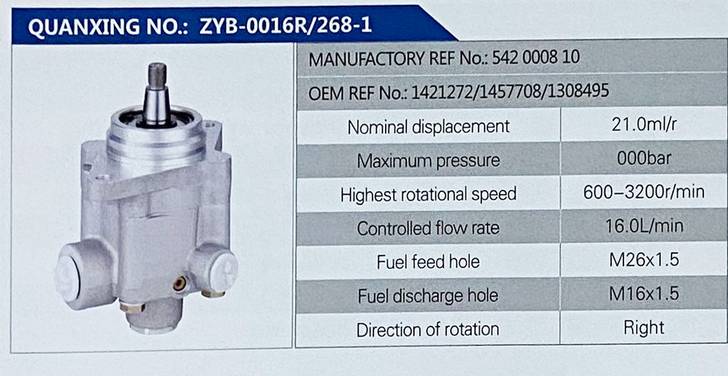 转向助力叶片泵，转向泵/1421272