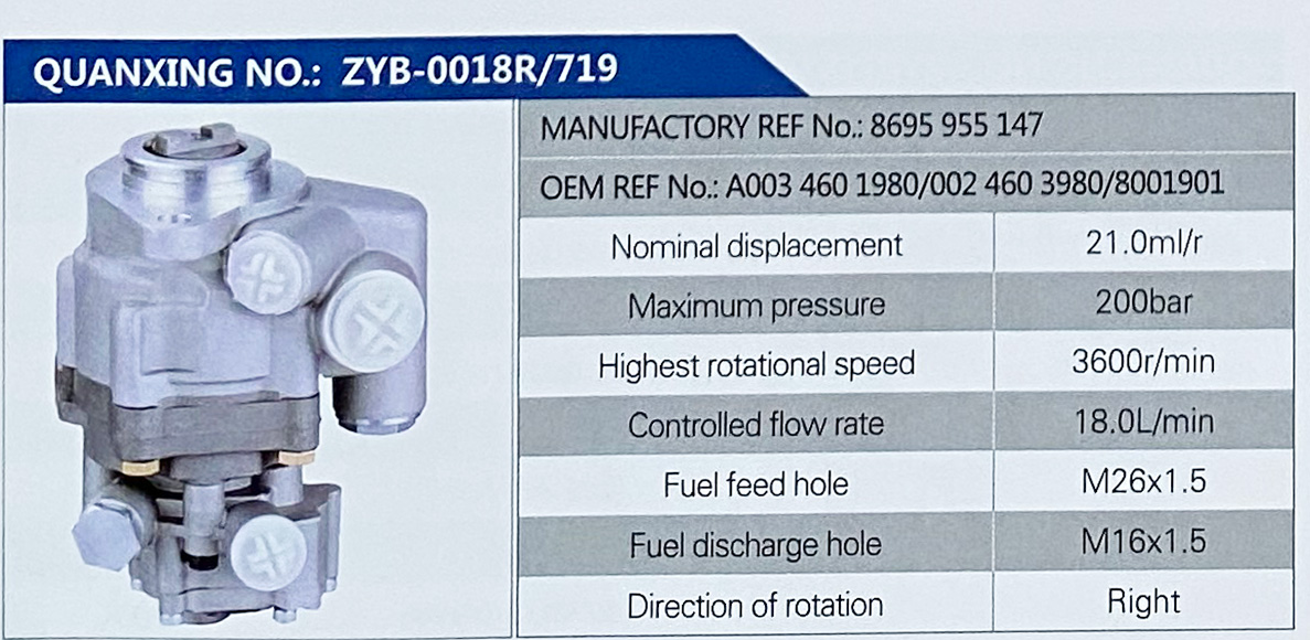转向助力叶片泵，转向泵/0024603980