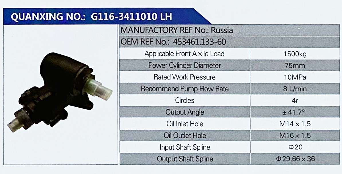 动力转向器，方向机/453461.133-60