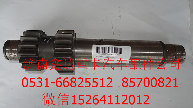 AZ2210030220   ,重汽变速箱副轴（左）,济南鑫达重卡汽车配件有限公司