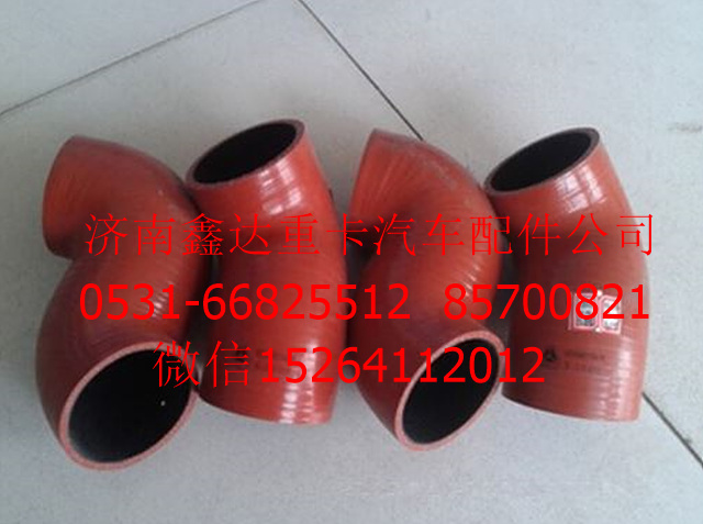 WG12381100 ,重汽LNG豪沃天然气发动机混合气出气管          ,济南鑫达重卡汽车配件有限公司